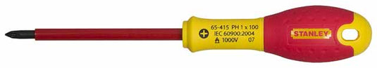 Stanley handgereedschap fatmax schroevendraaier phillips vde ph0 x 75mm - 0-65-414
