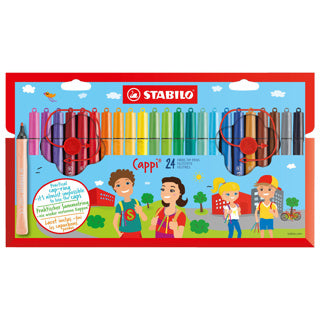 STABILO Cappi Viltstiften, 24st.