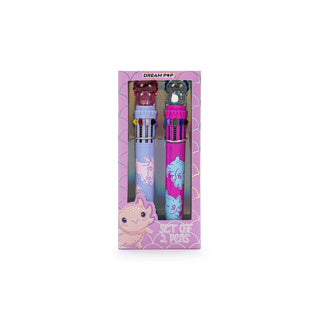Load image into Gallery viewer, Dream pop set van 2 multicolor pennen axelot | 6 stuks
