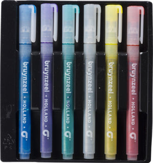 Load image into Gallery viewer, Bruynzeel glitter viltstiften 6 stuks | 3 stuks
