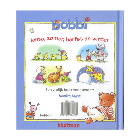 Uitgeverij kluitman bobbi lente, zomer, herfst en winter