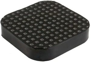Busching rubberpad rubber pad shunting jack 25x120x120mm.