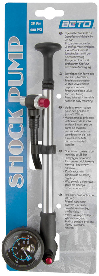 Load image into Gallery viewer, Voorvorkpomp Beto met manometer - aluminium
