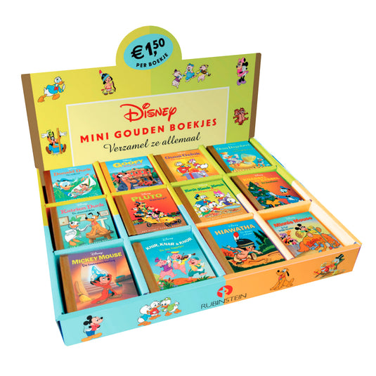 Disney mini gouden uitdeelboekjes, 60 stuks