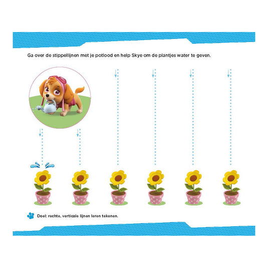 Deltas paw patrol - eerste schrijfspelletjes (3-4 jaar)