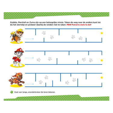 Deltas paw patrol - leuke schrijfspelletjes (4-5 jaar)