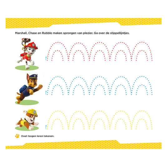 Deltas paw patrol - leuke schrijfspelletjes (4-5 jaar)