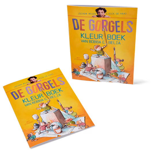 Wpg uitgevers de gorgels kleurboek van bobba belia