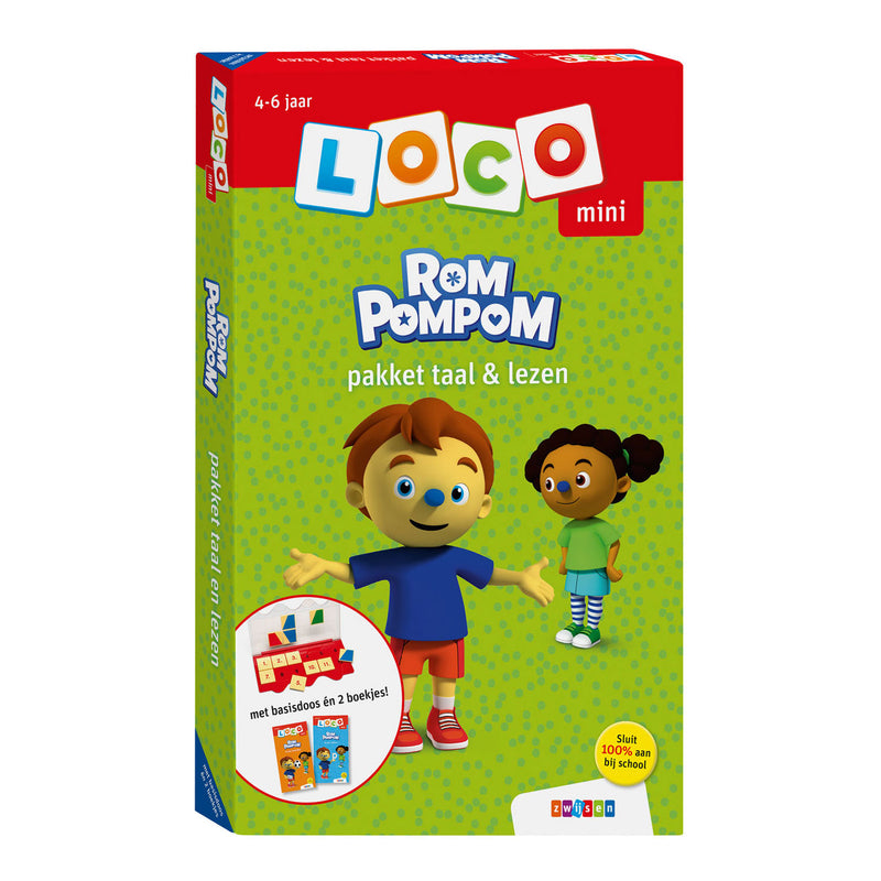 Load image into Gallery viewer, Wpg uitgevers mini loco - rompompom pakket taal lezen (4-6 jaar)

