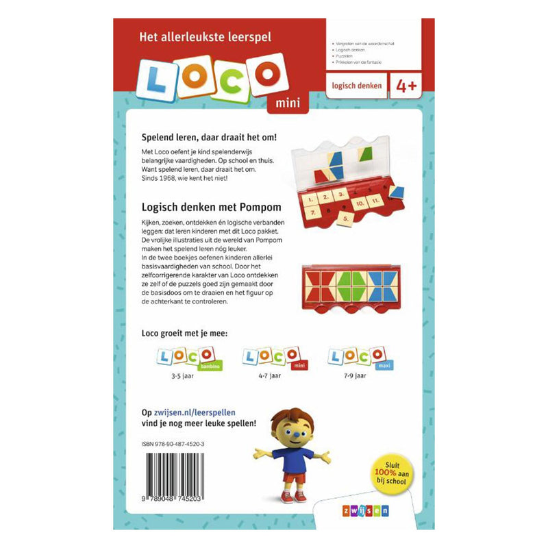 Load image into Gallery viewer, Wpg uitgevers mini loco rompompom pakket logisch nadenken (4-6 jaar)
