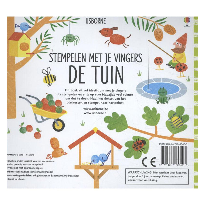Load image into Gallery viewer, Wpg uitgevers stempelen met je vingers - de tuin
