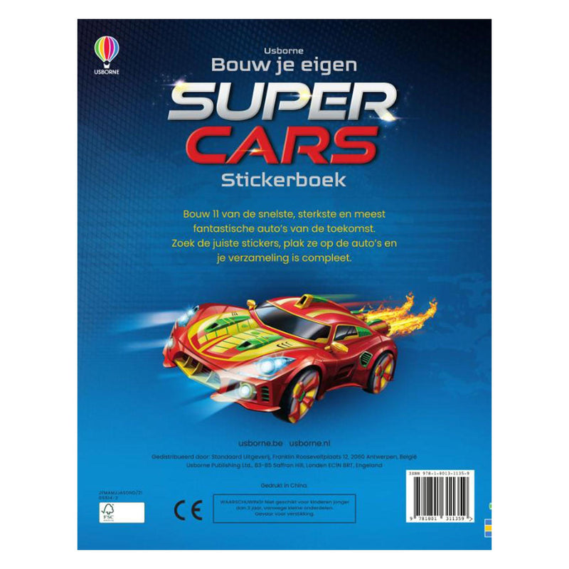 Load image into Gallery viewer, Wpg uitgevers bouw je eigen super cars stickerboek
