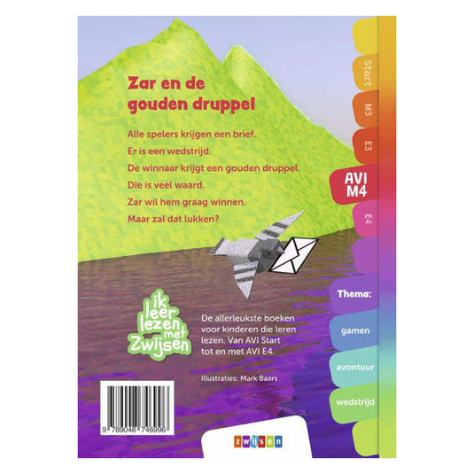 Wpg uitgevers zwijsen boek avi m4 zar en de gouden druppel