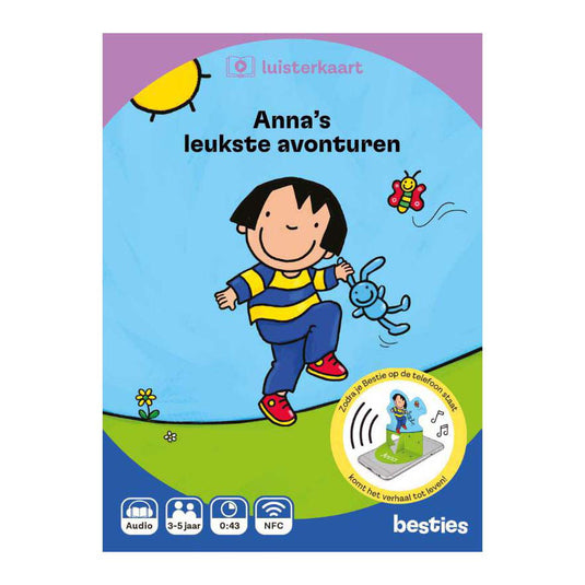 Centraal boekhuis anna's leukste avonturen luisterkaart