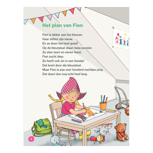 Wpg uitgevers fien teun - een feestje voor rosa de koe - avi e3
