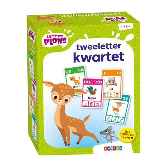 Wpg uitgevers letterplons tweeletterkwartet