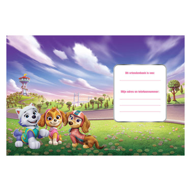 Paw patrol vriendenboek - girl pups nieuw