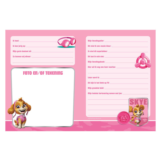 Paw patrol vriendenboek - girl pups nieuw