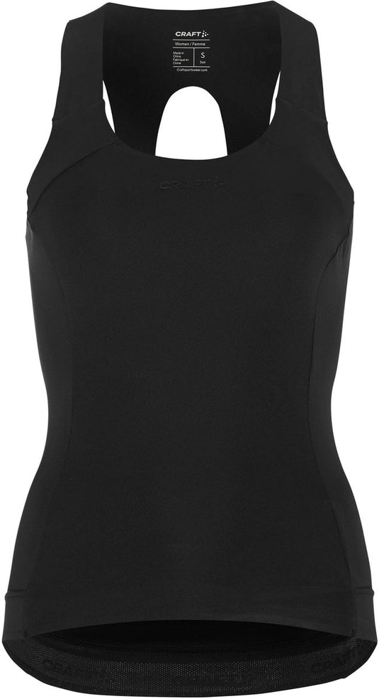 Craft endur singlet w dames sportshirt - zwart