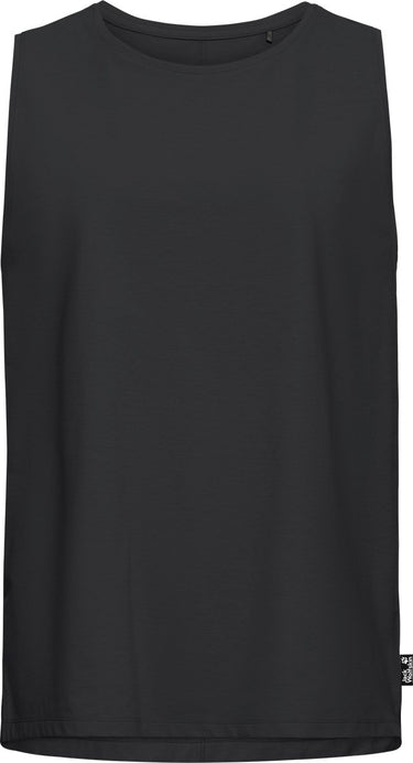 Jack wolfskin travel tank top w dames outdoorshirt-black