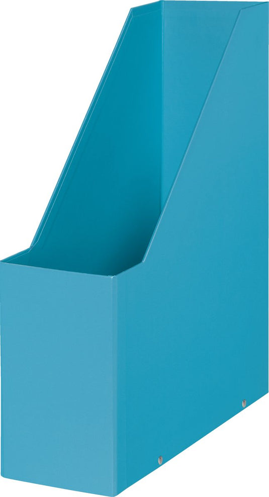 Leitz cosy click store duurzame tijdschriftenhouder voor a4 documenten - 77% gerecycled karton - 10.3 x 33 x 25.3 cm (bxhxd) - sereen blauw