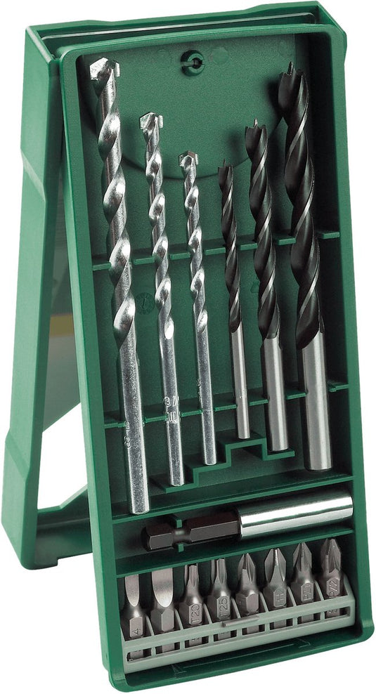 Bosch x-line borenset - 15-delig - voor hout en steen