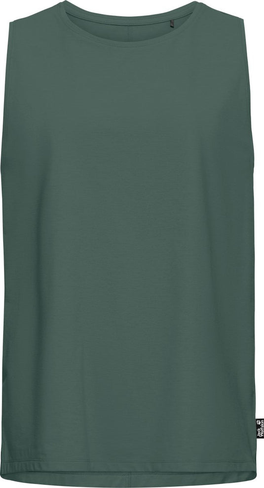 Jack wolfskin travel tank top w dames outdoorshirt-sago palm