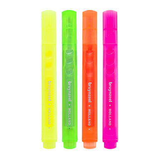 Afbeelding laden in galerijviewer, Bruynzeel markeerstiften neon 4 kleuren | 3 stuks
