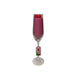 Mansion atmosphere geurkaars in champagneglas framboos ã˜5,5xh26,5cm