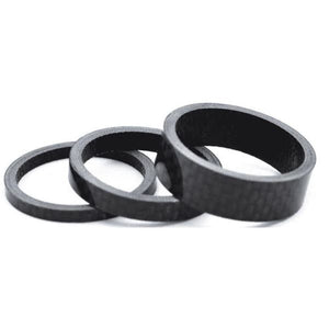 Ergotec balhoofd spacerset 1-1 8 (ø28.6) 3-delig 3 5 10mm carbon