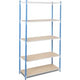 Basiselement arno space 100x60x200cm grijs lichtblauw