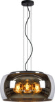 Lucide olivia - hanglamp - ø 50 cm - 3xe27 - fumé