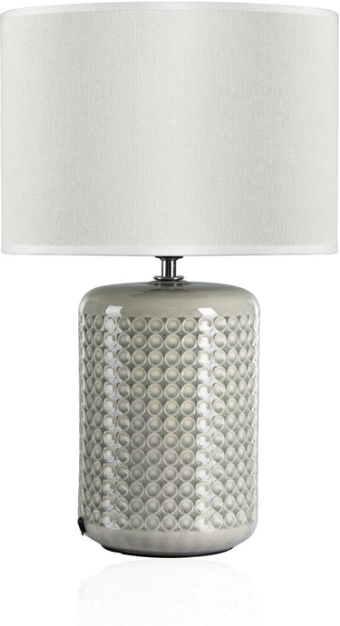 Pauleen led tafellamp go for glow - e27 - max. 20w - woonkamer, slaapkamer eetkamer - beige grijs groen