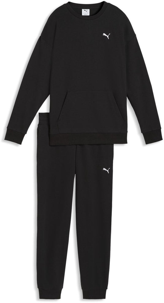 Puma relaxed sweat suit tr cl dames trainingspak - black