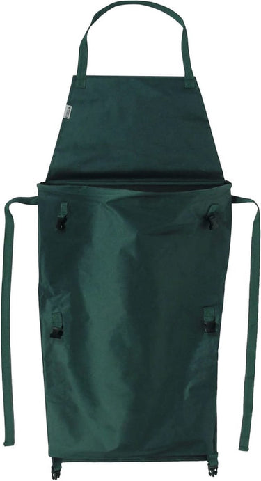 Nature - tuinschort - met opvouwbare zak - 130 x 55cm - groen