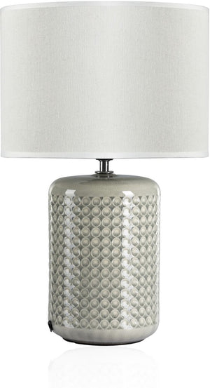 Pauleen led tafellamp go for glow - e27 - max. 20w - woonkamer, slaapkamer eetkamer - beige grijs groen