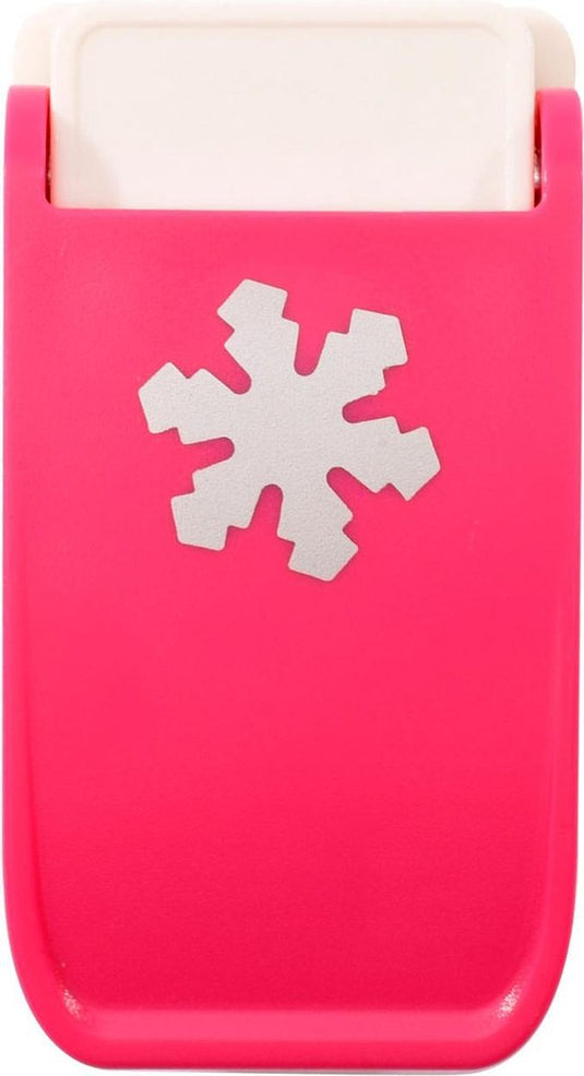 Vaessen creative heavy-duty pons - figuurpons - sneeuwvlok - ø 2,5 cm