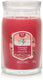 Yankee candle - santa on skis large jar geurkaars - 90 branduren - twee lonten