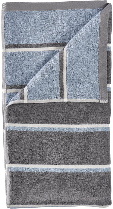 Zone denmark sauna badhanddoek 140 x 70 cm grey blue fog soft grey