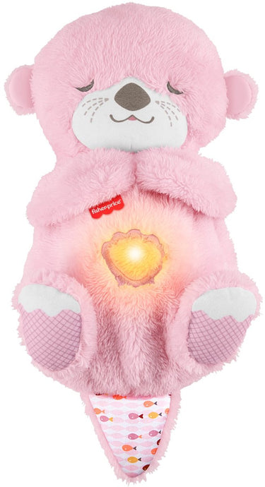 Fisher-price bedtijd otter - roze pluchen babyspeelgoed