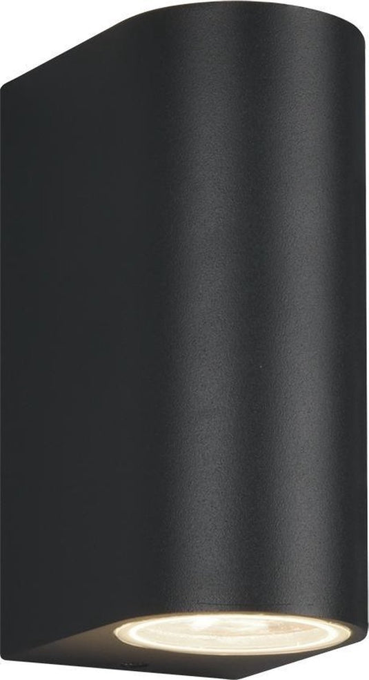 Trio roya - wandlamp - antraciet - excl. 2x gu10 4,9w - buitenverlichting - ip44