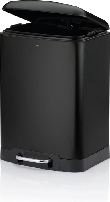 Kela afvalemmer, rvs, zwart, 12 l - | davino