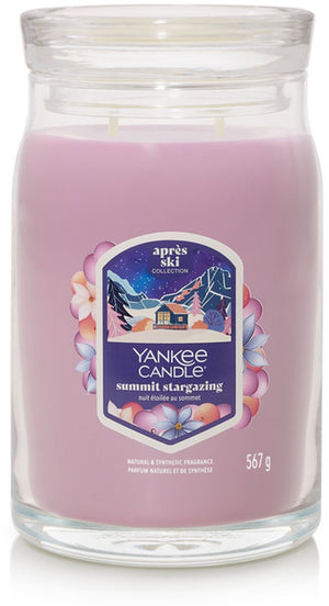 Yankee candle - summit stargazing large jar geurkaars - 90 branduren - twee lonten