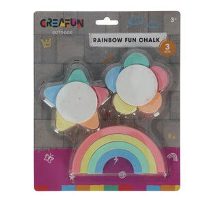 Creafun stoepkrijt funset 3 stuks outdoor | 6 stuks