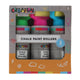 Creafun stoepkrijt rollers 3 stuks oudoor | 6 stuks