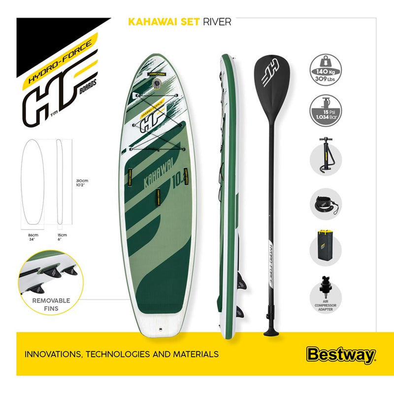 Laden Sie das Bild in Galerie -Viewer, Bestway hydro-force kahawai supboard 316cm set
