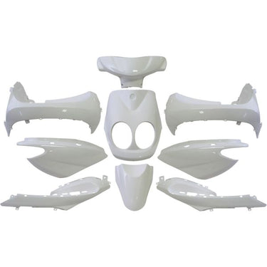 Edge plaatset 9-delig voor yamaha neo's - vanaf bouwjaar 2008 tot 2011 - 2 en 4 takt model - glanzend wit