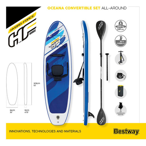 Bestway Hydro Oceana Convertible SUP Set
