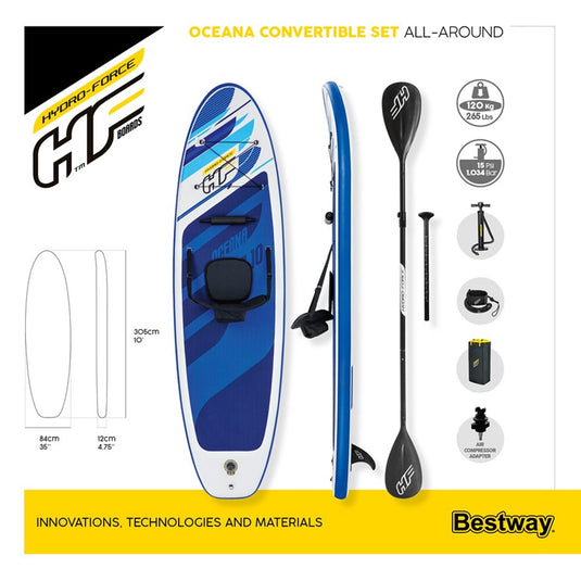 Bestway Hydro Oceana Convertible SUP Set