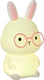 Lucide pincha rabbit - oplaadbare nachtlamp kinderkamer - accu batterij - led 3 stepdim - rgb - wit | essential